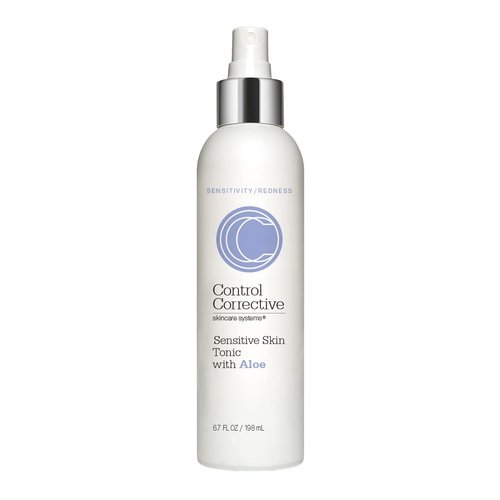 Control Corrective Sensitive Skin Tonic with Aloe, 6.7 Fl Oz - Calms Overstimulated Or Reddened Skin Types, Soothing & Sedating with Aloe Vera & Chamomile Extracts, Refreshing, Relaxing, Replenishing