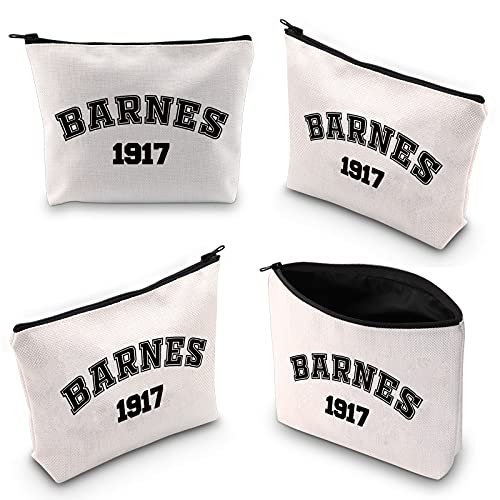 WCGXKO Barnes 1917 Superhero Gift Bucky Gift Zipper Pouch Makeup Bag For Bucky Fandom Girls (Barnes 1917)