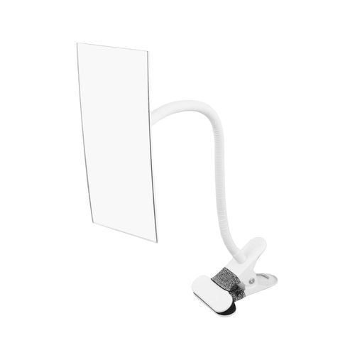 IMIKEYA Clip-on Desk Mirror Anti-Peeping Makeup Mirror Wall Mountable for Office Cubicle Dressing Room Computer Desk Rear View