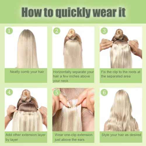 20 Inch #27 Blonde Clip in Hair Extensions - Real Remy Human Hair, 120g 7pcs, Honey Blonde Human Hair Extensions Clip ins for Women