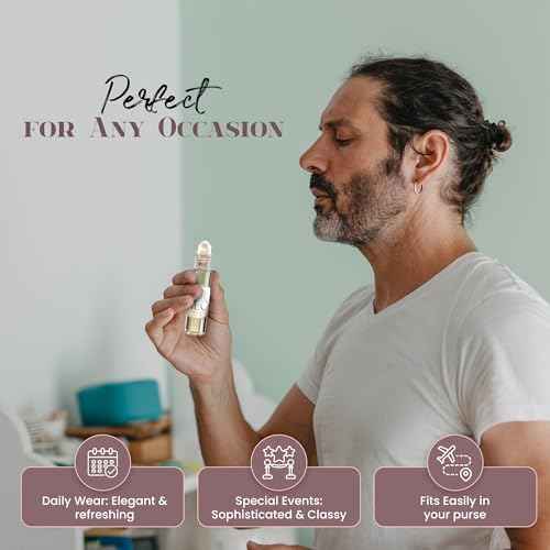 MOBETTER FRAGRANCE OILS Aqua Duo Geo Cologne Body Oil for Men (10ml Roll On)