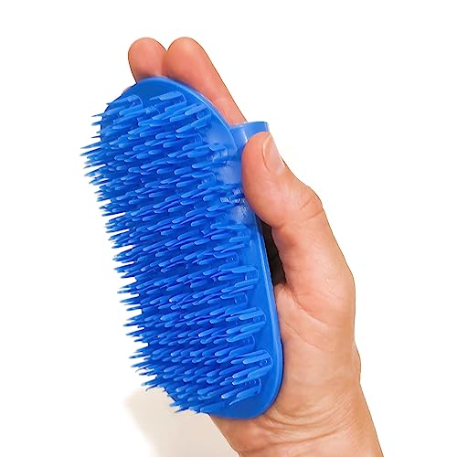 ZAVHOZ Anti Cellulite Body Massager Skin Care Anti-Aging Tool Tightening Toning Elasticity Lifting Brush Scrubber Blood Circulation Improving Exfoliating Shower Sauna Massaging Accessory (Blue)