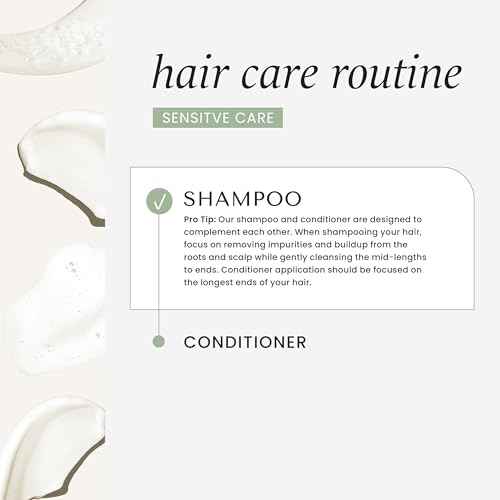 HASK Sensitive Care Shampoo + Conditioner Set | Fragrance-Free, Paraben-Free, Sulfate-Free, Gluten-Free, Vegan, Cruelty-Free, Color Safe | 12oz each