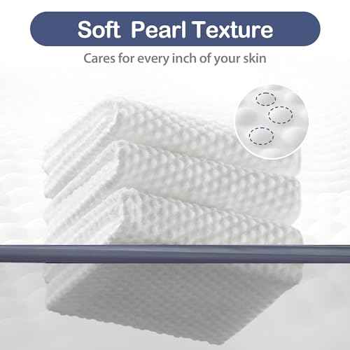 Ourmed Life Face Towels, 11"¡¿9" Disposable Face Towel ? Ultra-Soft, Thickened Facial Towelettes, Lint-Free Dry Wipes for Sensitive Skin, Ideal for Makeup Removal & Skincare (50 Count, 2 Pack)