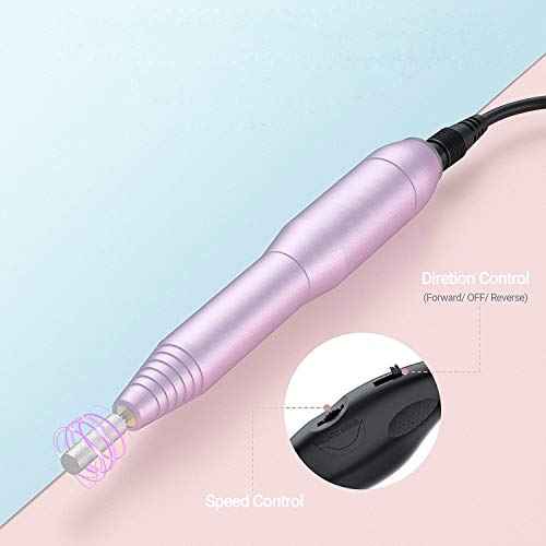 Electric Nail Drill Power Cord, Replacement USB Charger Power Cord Compatible with AIRSEE/ OVX/ Alles/ AUTENPOO/ COSITTE/ MelodySusie/ KITCCI Portable Electric Nail Drill
