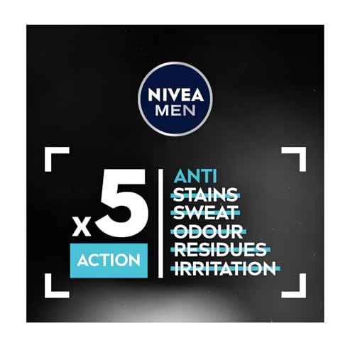 NIVEA Men Invisible for Black & White Original Anti-Perspirant Deodorant Spray 150ml | 48H Protection | No White Marks or Yellow Stains | No Ethyl Alcohol | Fresh Scent | Quick-Dry, 3 Pack