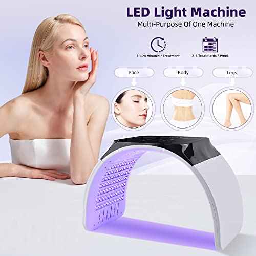 LED Face Mask Light 7 in 1 Color SPA Facial Equipment LED Light Facial Body Beauty Machine for Skin Care at Home