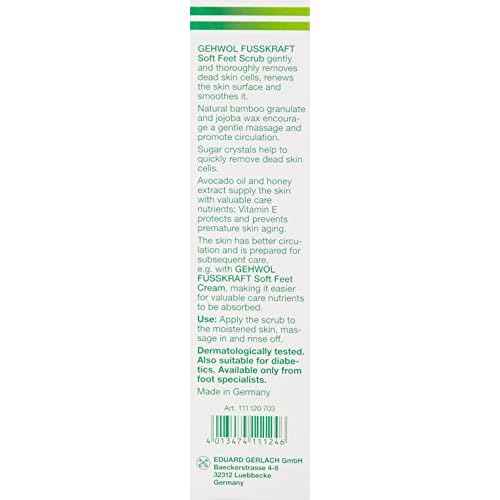 GEHWOL Soft Feet Scrub, 4.4 oz