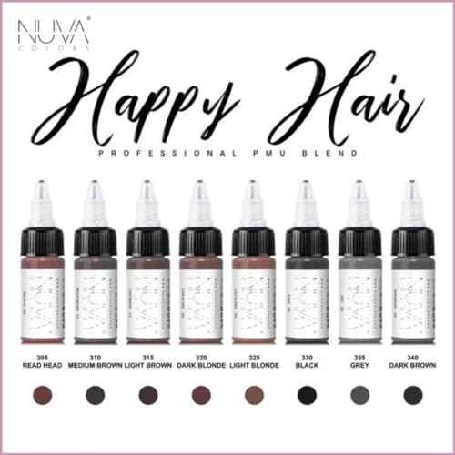 Nuva Scalp Micro-Pigmentation Ink - Customizable, Neutral Undertone for SMP Procedures, Vegan, Made in USA (SMP (8-Pack))