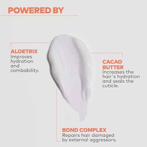ALFAPARF MILANO Yellow Professional Repair Reparative Mask for Damaged Hair - Powered By Bond Complex & Cacao Butter - Designed For Intense Strength (16.9 fl oz / 500ml)