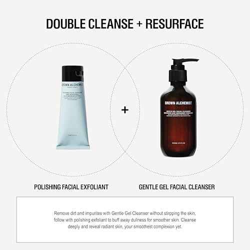 Grown Alchemist Polishing Exfoliant. Gentle Face Smoothing with Pink Grapefruit & Glucomannan Extract, 75mL