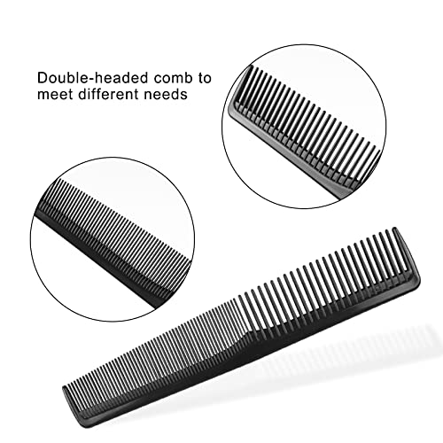 Hipruict Individually Wrap Combs,50 Pack Combs in Bulk,5 Colours Sturdy Abs,Sparse and Dense 2 Heads,Disposable Combs,Suitable for Hotels,Beauty Salons,Welfare Homes,Giving to Homeless(50 pack)