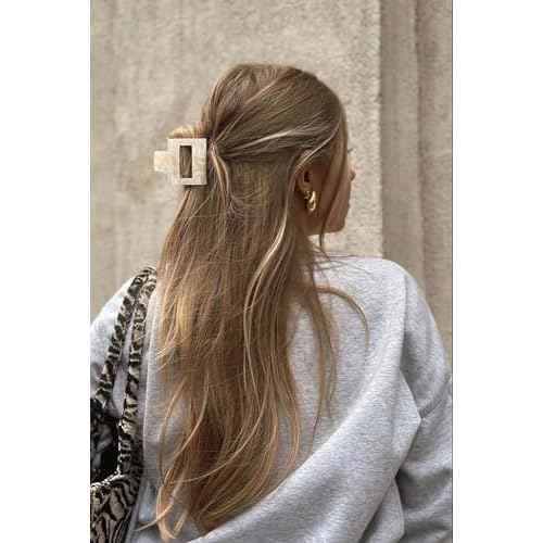 Hair Claw Clips for Women 4Pcs 2" Small Claw Clips Tortoise Shell Leopard Hair Clips for Thin Thick Hair Strong Hold Acetate French Clip Nonslip Jaw Clip Hair Accessories