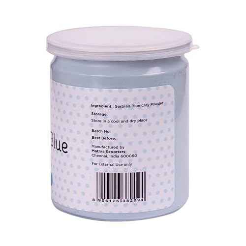 Serbian Blue Clay Powder 8 oz (227g) - 100% Natural Cambrian Clay For Skin & Soap Making - By Yogi's Gift¢ç