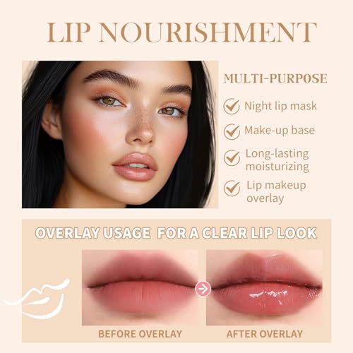 Glossy Butter Lip Balm Set, Instant Moisture and Hydration, Long-lasting Hydrating Non-Sticky Lip Gloss, Care and Soften Dry Lips , 4 Pcs