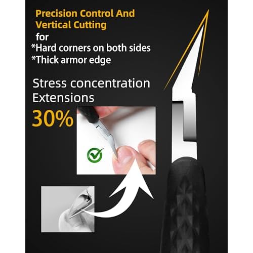 Ingrown Toenail Clippers, Slanted Straight Blade Toe Nail Clippers for Ingrown Nails or Fingernail, Stainless Steel Nail Scissors Cutter, Angled Nail Nippers for Seniors, Men, Women