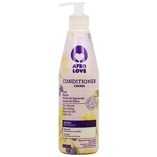 Afro Love Hair Care Set ? Shampoo (16oz), Conditioner (16oz), and Hair Souffl? (16oz) ? Moisturizing & Nourishing for Curly, Kinky & Coily Hair ? Sulfate-Free & Paraben-Free