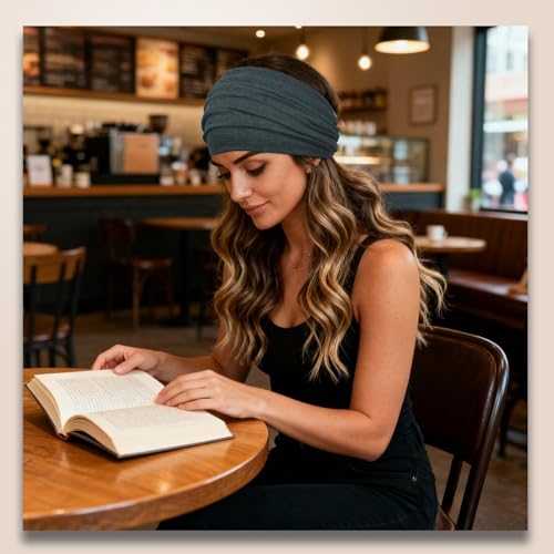 Wide Headbands For Women Extra Large Headband Twisted Knot Head Bands For Women's Hair Band Turban Accessories 6 Pack