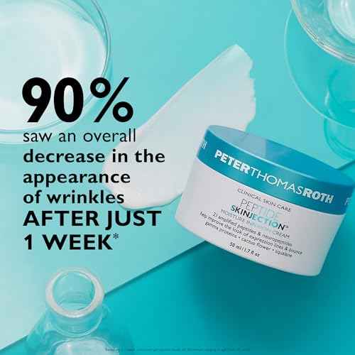 Peter Thomas Roth | Peptide Skinjection¢â Moisture Infusion Cream, Refillable Moisturizer, For Loss of Firmness and Elasticity, Fine Lines & Wrinkles, Dryness, 21 Amplified Peptides & Neuropeptides