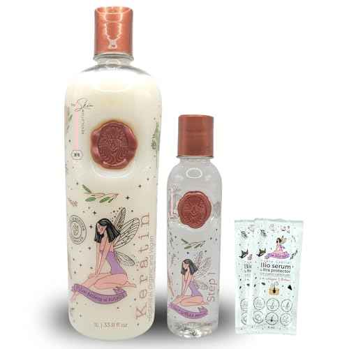 Ritual Bot?nico Keratina Org?nica | Treatment to Straighten, Repair and Relax Hair | All Natural, Organic & Vegan Ingredients | Product of Colombia| Keratin Large, 1 Liter/33.8 Fl Oz
