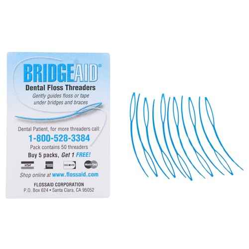 Floss Aid TDPS Bridge Aid Dental Floss Threader (Pack of 1000)