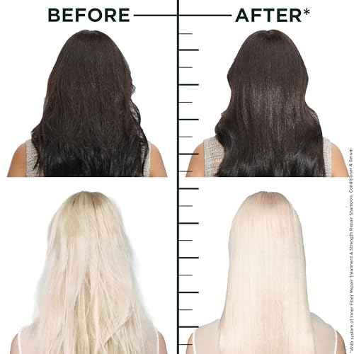 Garnier Fructis Hair Filler Strength Repair Conditioner with Vitamin Cg, Sulfate Free Conditioner for Weak, Damaged Hair, 10.1 Fl Oz, 1 Count