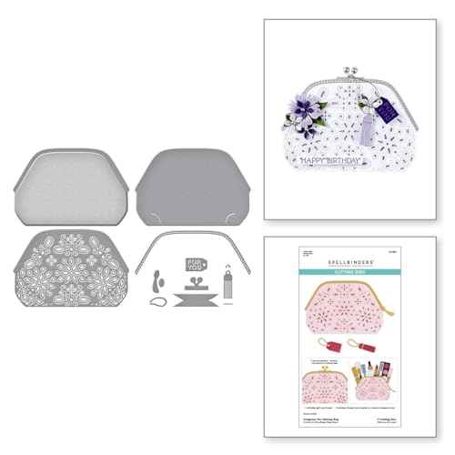 Spellbinders S5-658 Gorgeous You Makeup Bag Etched Dies from The Gorgeous You Collection