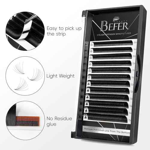 Volume Lash Extensions 0.05D,Blooming Eyelash Extension Mix-8-15mm, Easy Fan Volume Lashes Fluffy Soft, D Curl Matte Black Self Fanning Lash Extension Professional Eyelash Extensions