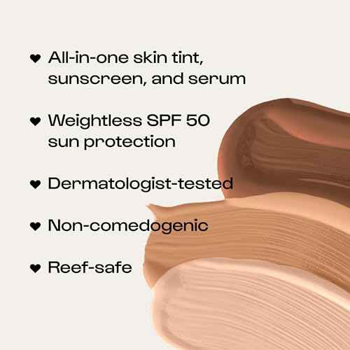 Alleyoop Sunsational Tinted Moisturizer SPF 50 for Face Broad Spectrum ? 100% Mineral Face Sunscreen with Jojoba, Hydrating & Soothing Tinted Sunscreen, Vegan & Cruelty-Free (Beam)