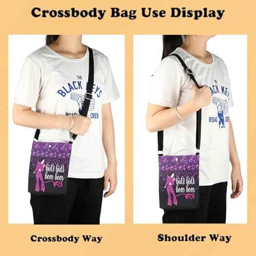 XYANFA Singer Selen Makeup Bag Bidi Bidi Bom Bom Selen Latin Dance Lyric Gift Singer Fans Zipper Pouch (Bidi Bidi Crossbody bag)