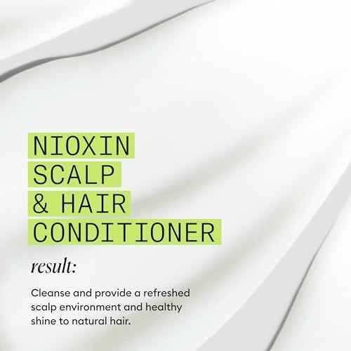 Nioxin Scalp + Hair Thickening System 2 Conditioner | For Natural or Untreated Hair with Progressed Thinning | With Niacinamide and Biotin | 16.9 Fl oz.