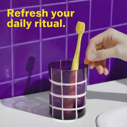 Max Extra-Soft Toothbrush for Adults Sensitive Gums ? Gentle Bristles, Wide Angled Head for Back Teeth, Ergonomic Non-Slip Grip, BPA-Free Handle, Individually Wrapped,4-Pack (Assorted)