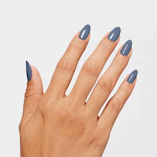 OPI Infinite Shine Never Leavin' Blue | Opaque Dark Blue Cr?me Long Wear Gel Like Nail Polish | Vegan, Long Lasting, Streak Free