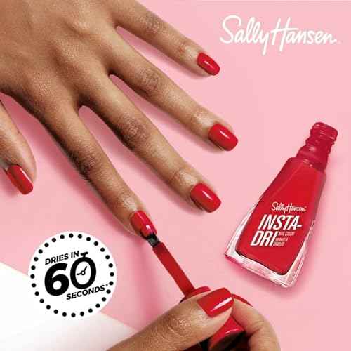 Sally Hansen Insta-Dri Nail Polish | Quick Dry, Long Lasting, Streak-Free Shine | Opaque, Shiny | 484 Mind Blending | Dark Purple Nail Color
