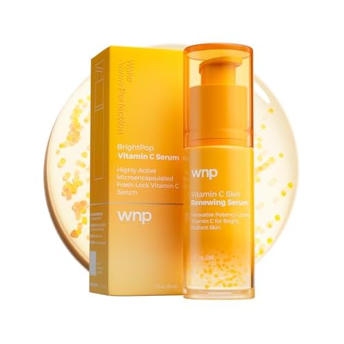 WNP Vitamin C Serum for Face - Dermatologist Tested Anti-Aging & Brightening with Hyaluronic Acid & Vitamin E, Treatment for Dark, Age, Sun Spot, Melasma, Hyperpigmentation, Fine Lines & Wrinkles