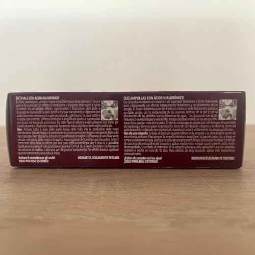 GEROVITAL EVOLUTION Hyaluronic Acid Serum for Face - Moisturizer, Regenerating, Hydrating Serum, Anti-Wrinkle, Anti-Aging Facial Serum for Fine Lines and Increased Skin Elasticity, 10 Vials x 2ml