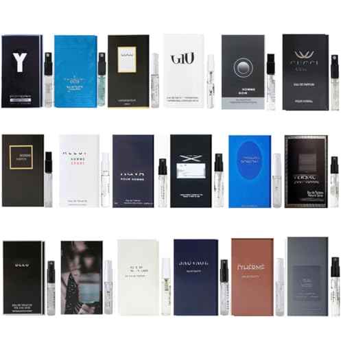 Mens Cologne Sample Sets Designer High End Perfume Cologne Samples for Men Discover 18 Brands Men¡¯s Fragrance Sampler Vial Set Travel Perfume Collection