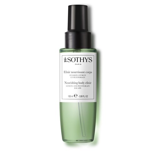 SOTHYS Nourishing Body Elixir | Lemon & Petitgrain Escape | Hydrating Perfumed Body Oil with Vitamin E & Sunflower