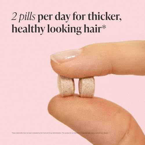 Viviscal Hair Growth Supplements For Women For Thicker, Fuller Hair, Nourishes Thinning & Loss, With Proprietary Collagen Complex, 60 Tablets, 1 Month Supply