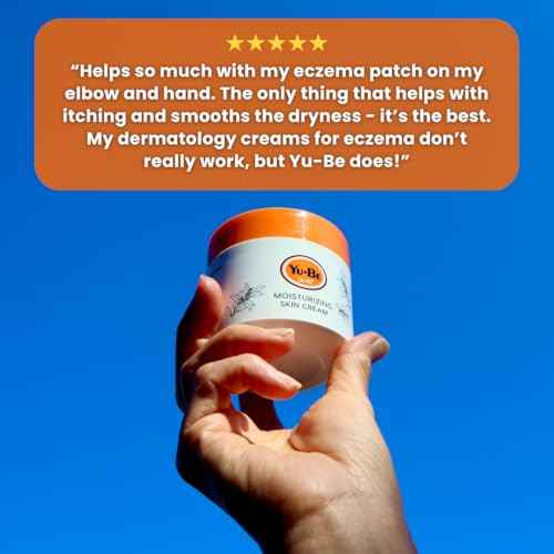 Yu-Be Moisturizing Skin Cream 4.4 Fl. Oz. Jar I Deeply Hydrating Non-Greasy Moisturizer for Dry Skin I Soothing Camphor Calms, Cools, & Relieves Skin I Vitamins Nourish, Repair & Rejuvenate