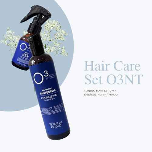 Energizing Shampoo + Hair Serum Kit - High-Performance Natural Hair Treatment - Ozone Therapy - Strengthening & Toning for Healthy Hair - Shampoo 10.14 Fl Oz Serum 2.03 Fl Oz