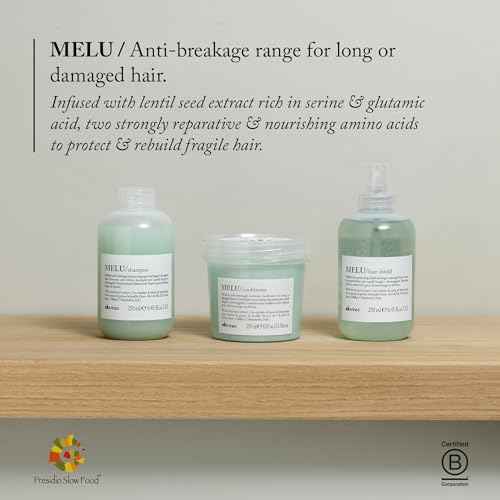 Davines MELU Hair Shield, Heat Protection, Soft And Shiny Results For All Hair Types, 8.42 Fl Oz