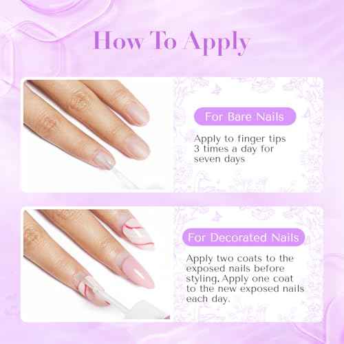 Dip Powder Nail Repair - Nail Strengthener and Growth Building Nail Recover Serum Repair Nail Growth Treatment for Thin and Damaged Nails