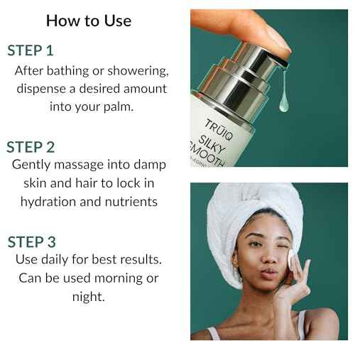 Anti-Aging Serum for Face & Hair. Silky Smooths Hydrating Whole-Body Wrinkle Repair Cream with Jojoba, Argan & Meadowfoam Oils ? Restore Radiance & Firm ? 1.7oz - Go to TruIQGlobal,com to order.