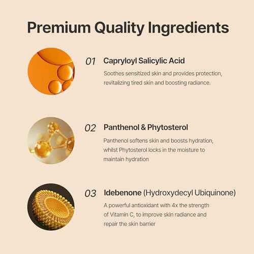 OxygenCeuticals ReGenon Fill LHA ? Gentle LHA Exfoliating Serum with 0.7% Capryloyl Salicylic Acid & Idebenone, Brightening & Antioxidant Peel for Sensitive Skin. 1.69 fl.oz (50ml)