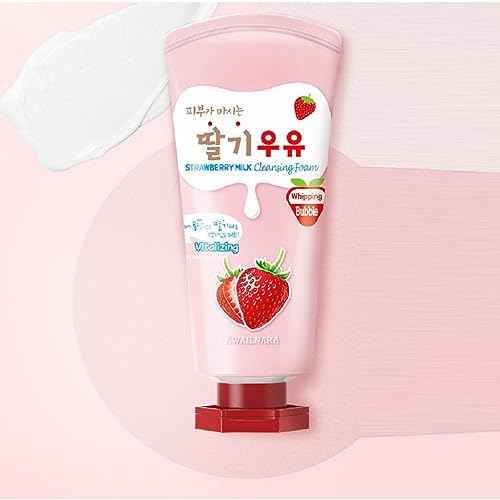 Kwailnara Milk Cleansing Foam (120 mL) (Strawberry)