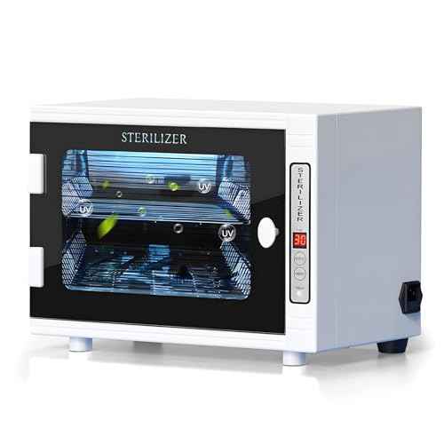 Nail Tool Cleaning Machine 12L High Capacity Dry Heat Cabinet for Home Salon Manicure Tool Cleaner Cabinet