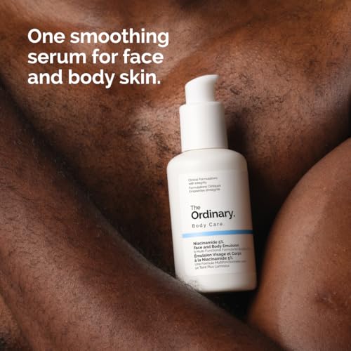 The Ordinary Niacinamide 5% Face and Body Emulsion, Dark Spot & Skin Tone Corrector, 3.4 Fl Oz