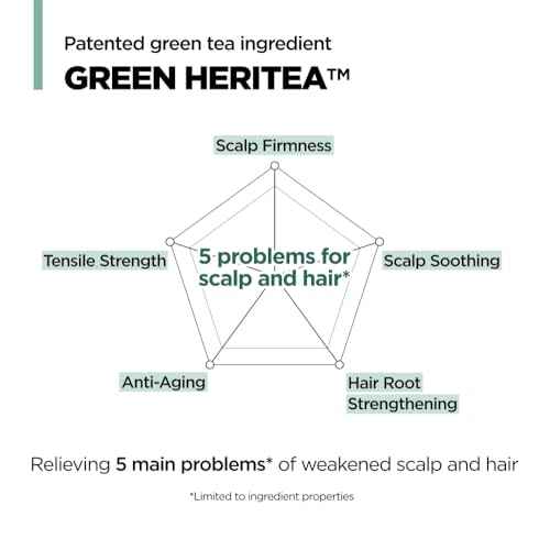 AMOS PROFESSIONAL The Green Tea Moisturizing Pack, Hair & Scalp Treatment for Thinning Hair, Korean Hair Mask, Strengthening Hair, All Hair Types, 8.4 fl. oz.