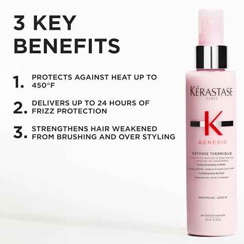 Kerastase Genesis D?fense Thermique Anti Hair-Fall Fortifying Blow-Dry Fluid, 5.1 Ounce